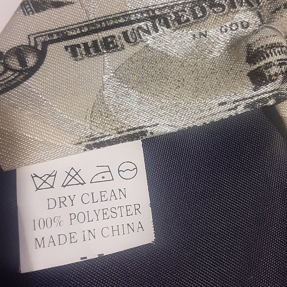 Steven Harris Handmade Big Money All Over Print Men's Necktie - Picture 3 of 3